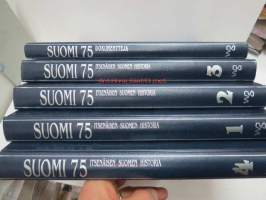 Suomi 75 - itsenäisen Suomen historia 1-4 + dokumentteja