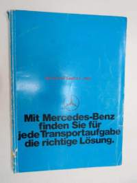 Mit Mercedes-Benz finden Sie für jede Transportaufgabe die richtige Lösung -MB kuljetuskaluston valintaopas