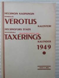 Helsingin kaupungin kunnalisverotus kalenteri 1949, vuoden 1948 tuloista