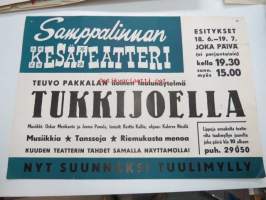 Samppalinnan Kesäteatteri - Tukkijoella -juliste