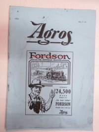 Agros - Tidskrift för praktisk lantbruk 1923 nr 1-2, kopio