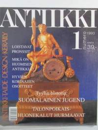 Antiikki 1993 nr 1 - antiikki, taide, design, keräily 