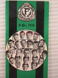 Turun Pyrkivä ii div. 1970 - kausiohjelma