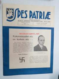 Spes Patriae 1931 nr 5-6 - Itsenäisyyden liitto -lehti