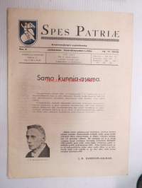 Spes Patriae 1930 nr 3 - Itsenäisyyden liitto -lehti