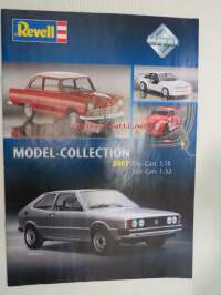 Revell Modell-Collection 2007 Die-Cast 1:18, Slot-Cars 1:32 -kuvasto, pienoismalliautot