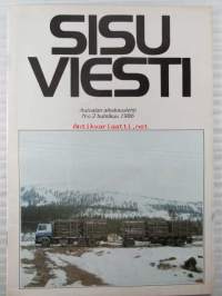 Sisuviesti 1986 nr 2 sis. mm. seur. artikkelit / kuvat / mainokset; Sisuja Afrikassa puutavara-ajossa, Valtion tulot ja menot tieliikenteessä, Johtaja Seppo Sainio