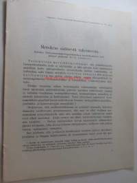 Metsikön sisäisestä rakenteesta esitelmä Yksityismetsänhoitajayhdistyksen syyskokouksessa 1928 pitänyt professori Erik Lönnroth - ylipainos