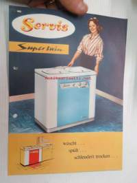 Servis Super twin pyykinpesukone / rumpukuivain -myyntiesite