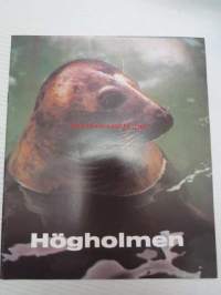 Högholmen (Korkeasaari eläintarha) -opaskirja, ruotsinkielinen -zoo guide in swedish