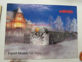 Märklin Export Models for 2001 -luettelo