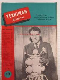 Tekniikan maailma 1955 nr 10, sis. mm. seur. artikkelit / kuvat / mainokset;  Kamerakatsaus 6 x 9 kamerat, Omatekoinen suurennuskone 1.000 markalla, Tehkää itse