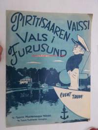 Pirttisaaren valssi - Vals i Furusund / Evert Taube -nuotit