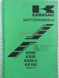Kawasaki KX60 / KX80 / KX80-II / KX100 - Käyttöohjekirja