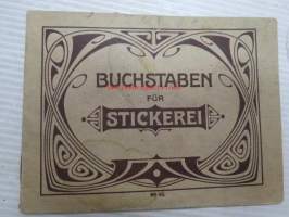 Buchstaben für Stickerei nr 40 -kirjainten kirjailumalleja