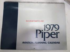 Piper 1979 Aviation Planning Calendar, wall calendar -seinäkalenteri