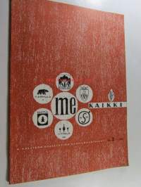 Me kaikki A. Ahlström Osakeyhtiön henkilökuntalehti 1960 nr 2, Kauttuan kasvot ajan peilissä, Kauttua rakentaa, miten pakkaus syntyy, Pihlava pystyy