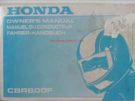 Honda CBR600F - Omistajan käsikirja