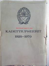 Kadettiupseerit 1920-1970