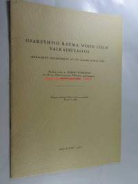 Osakeyhtiö Rauma Wood Ltd:n valkaisulaitos, eripainos Suomen Paperi- ja Puutavaralehden nr 5 1938