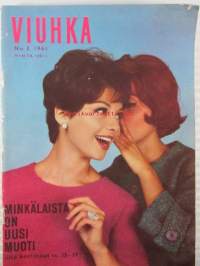 Viuhka 1961 nr 3, sis. mm. seur. artikkelit / kuvat / mainokset; Leikkikää viisaasti asusteilla, Modern Jazz Quartet, Sunnuntaipaistin resepti, Kehittynyt ja