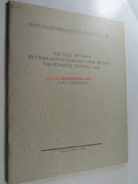 Tietoja Suomen puunjalostusteollisuuden metsätaloudesta vuonna 1938