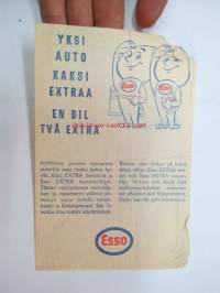 Esso Turun Autohalli -huoltoasemakuitti