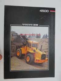 Volvo BM 4500 kauhakuormaaja -myyntiesite