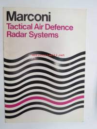 Marconi Tactical Air Defense Radar Sytems -tutkavalvontasysteemin esite