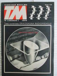 Tekniikan maailma 1964 nr 16, sis. mm. seur. artikkelit / kuvat / mainokset; Stereolähetystekniikan etuja ja varjopuolia, purjekonehissi PIK-15, Konica Auto-S,