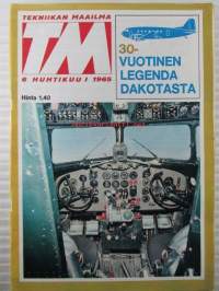 Tekniikan maailma 1965 nr 6, sis. mm. seur. artikkelit / kuvat / mainokset; Rautalanka soi - basson täydelliset rakennusohjeet, Charles Fauvel AV-45 - kaksi