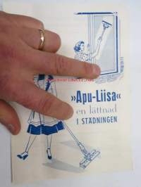 Apu-Liisa en lättnad i städningen -myyntiesite