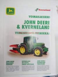 John Deere & Kverneland viimeisteltyä tekniikkaa -myyntiesite