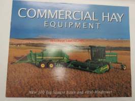 John Deere 100 Big Square Baler and 4890 Windrower - Commercial hay equipment - heinäkoneet -myyntiesite