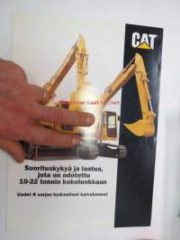 Caterpillar B-sarja hydrauliset kaivinkoneet -myyntiesite