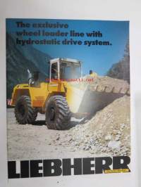 Liebherr Loader line (pyöräkuormaajat) -myyntiesite