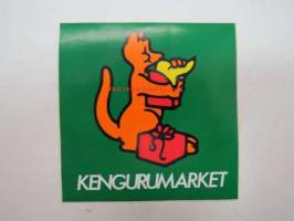 Kengurumarket -tarra