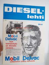 Diesel-lehti 1969 nr 1 -runsas mainoskuvitus työkoneista ja moottoreista ym.