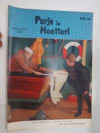 Purje ja Moottori 1962 nr 5 toukokuu, sis. mm. seur. artikkelit / kuvat / mainokset; Trimmi ja köli, Archimedes - 50 vuotta perämoottoreita,