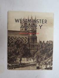 Westminster Abbey - a Photochrom Midget View Book -matkamuistokirjanen