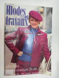 Modes et travaux - sélection haute-couture 1979-80 -ranskalainen muotijulkaisu