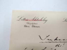 Littois Aktiebolag, Littois, (Littoinen), 15.11.1902 -asiakirja