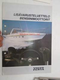 Volvo Penta - Lisävarusteluettelo bensiinimoottorit -myyntiesite