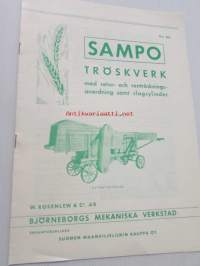 Sampo tröskverk -broschyr N:o 365