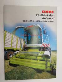 Claas Feldhäcksler JAGUAR 900, 890, 870, 850, 830 korjuukone -myyntiesite