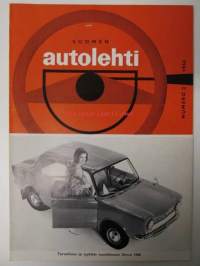 Suomen Autolehti 1966 nr 2, sis. mm. seur. artikkelit / kuvat / mainokset; Kannessa Turvallinen ja tyylikäs Simca 1000, Ford