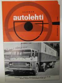 Suomen Autolehti 1966 nr 8, sis. mm. seur. artikkelit / kuvat / mainokset; Kannessa FARGO FK 900 - moottori Chrysler V8, Fiat 1100 R tulossa Suomeen, Studebakerin