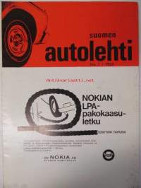 Suomen Autolehti 1969 nr 1, sis. mm. seur. artikkelit / kuvat / mainokset; Aquator autonpesulaite, Oy Nokia Ab Suomen Kumitehdas, katso sisältö kuvista tarkemmin.