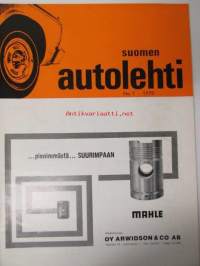 Suomen Autolehti 1970 nr 1, sis. mm. seur. artikkelit / kuvat / mainokset; Audi 60, Vuoden auto Fiat 128 1969, Saab ja Nokia yhteistyöhön, Nelivetoinen teli Volvo