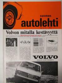 Suomen Autolehti 1970 nr 6-7, sis. mm. seur. artikkelit / kuvat / mainokset;  Ford Pinto, Peugeot 304 Coupe ja Cabriolet, Hiab 950, Ajokki, katso sisältö kuvista